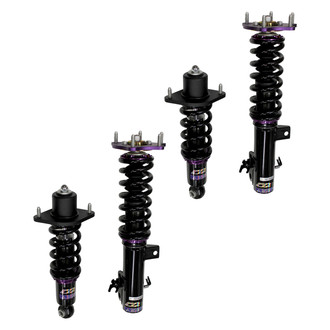 D2 Racing® - 0"-2" x 0"-2" RS Series Front and Rear Coilover Kit