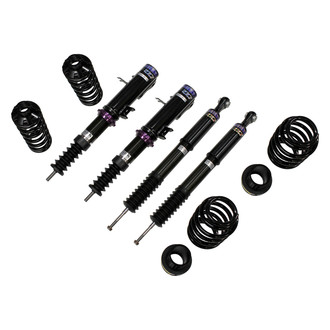 D2 Racing® - 0"-2" x 0"-2" RS Series Front and Rear Coilover Kit