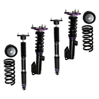D2 Racing® - 0"-2" x 0"-2" RS Series Front and Rear Coilover Kit