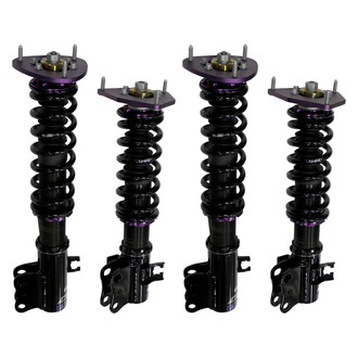 D2 Racing® - 0"-2" x 0"-2" RS Series Front and Rear Coilover Kit