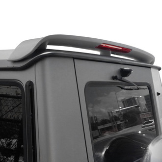 D2S® - EuroTuner Style Fiberglass Rear Roof Spoiler with Light (Painted)