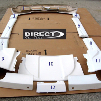 D2S® - Euro Style Fiberglass Complete Body Kit (Unpainted)
