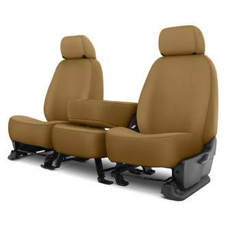 Dash Designs® - Genuine Neoprene™ 1st Row Tan Custom Seat Cover