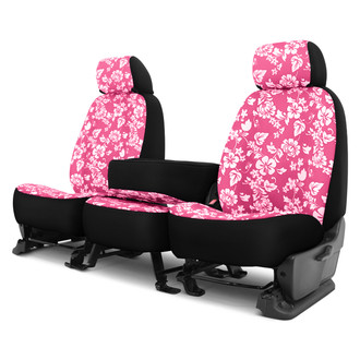 Dash Designs® - Hawaiian™ 1st Row Pink Custom Seat Cover