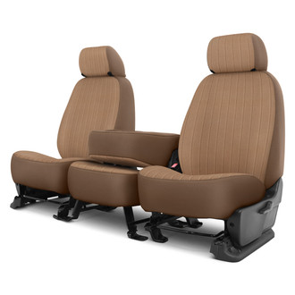 Dash Designs® - Madera™ 1st Row Sandstone Custom Seat Cover