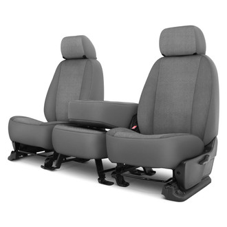 Dash Designs® - Cool Mesh™ 1st Row Silver Custom Seat Covers