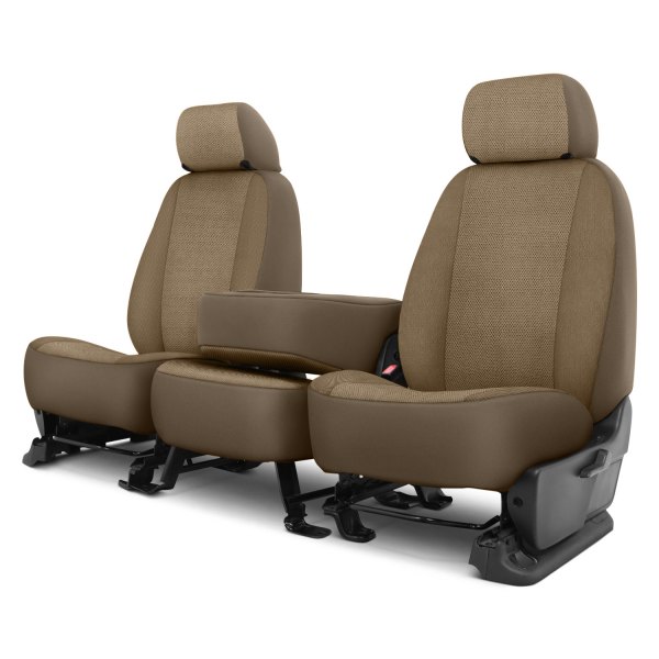 Dash Designs® - Cool Mesh™ 1st Row Tan Custom Seat Covers
