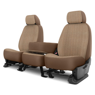 Dash Designs® - Duramax Tweed™ 1st Row Toast Custom Seat Cover