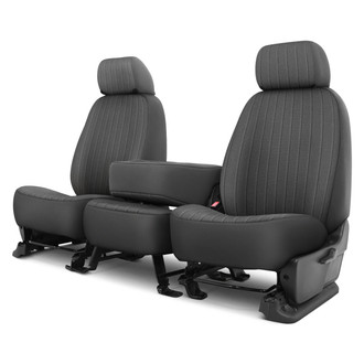 Dash Designs® - Dorchester Velour™ 1st Row Charcoal Custom Seat Cover