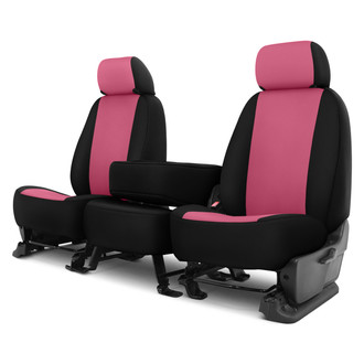Dash Designs® - Neosupreme™ 1st Row Pink with Black Custom Seat Cover