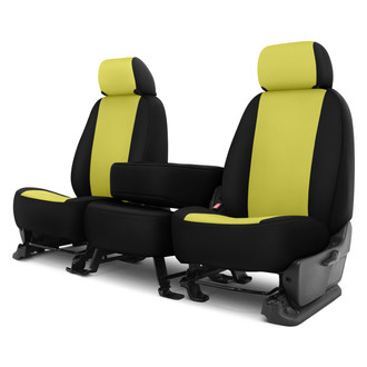Dash Designs® - Neosupreme™ 1st Row Yellow with Black Custom Seat Cover