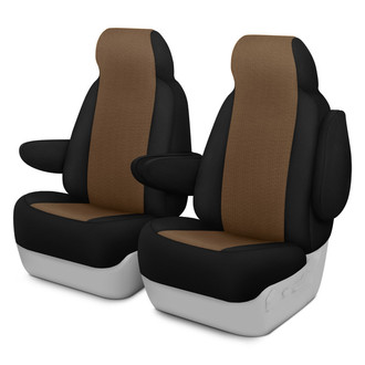Dash Designs® - GrandTex™ 1st Row Oak with Black Custom Seat Covers
