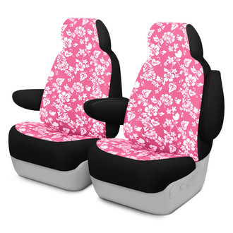 Dash Designs® - Hawaiian™ 1st Row Pink Custom Seat Covers