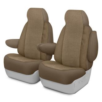 Dash Designs® - Cool Mesh™ 1st Row Tan Custom Seat Covers