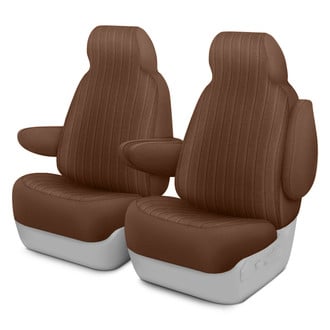 Dash Designs® - Dorchester Velour™ 1st Row Sandstone Custom Seat Covers