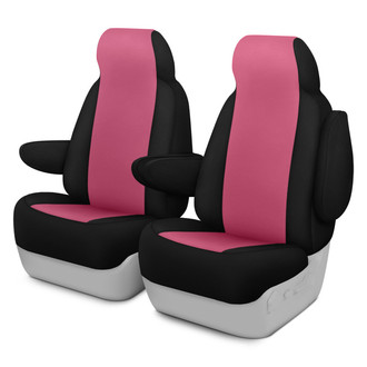 Dash Designs® - Neosupreme™ 1st Row Pink with Black Custom Seat Covers