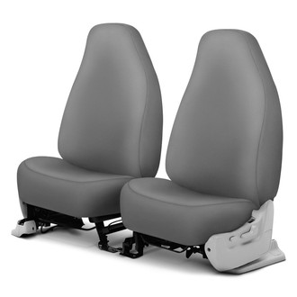 Dash Designs® - Genuine Neoprene™ 1st Row Gray Custom Seat Covers