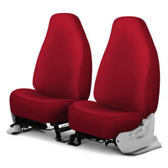 Dash Designs® - Genuine Neoprene™ 1st Row Red Custom Seat Covers