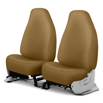 Dash Designs® - Genuine Neoprene™ 1st Row Tan Custom Seat Covers