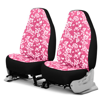 Dash Designs® - Hawaiian™ 1st Row Pink Custom Seat Covers