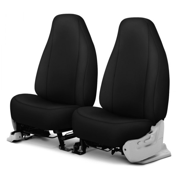Dash Designs® - Neosupreme™ 1st Row Black Custom Seat Covers