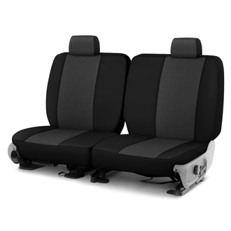 Dash Designs® - GrandTex™ 2nd Row Charcoal with Black Custom Seat Covers