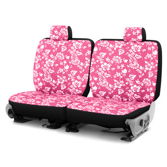 Dash Designs® - Hawaiian™ 2nd Row Pink Custom Seat Covers