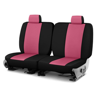 Dash Designs® - Neosupreme™ 2nd Row Pink with Black Custom Seat Cover