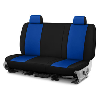 Dash Designs® - Neosupreme™ 2nd Row Blue with Black Custom Seat Cover