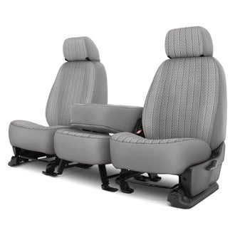 Dash Designs® - Allure™ 1st Row Silver Custom Seat Cover