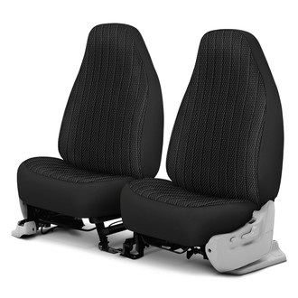 Dash Designs® - Allure™ 1st Row Black Custom Seat Covers