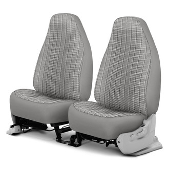 Dash Designs® - Allure™ 1st Row Silver Custom Seat Covers