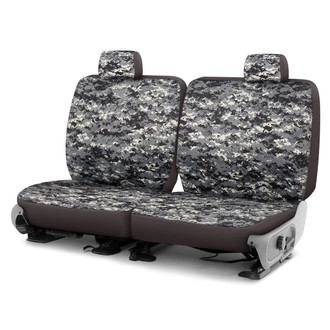 Dash Designs® - Camo™ 2nd Row Digital Charcoal Custom Seat Covers