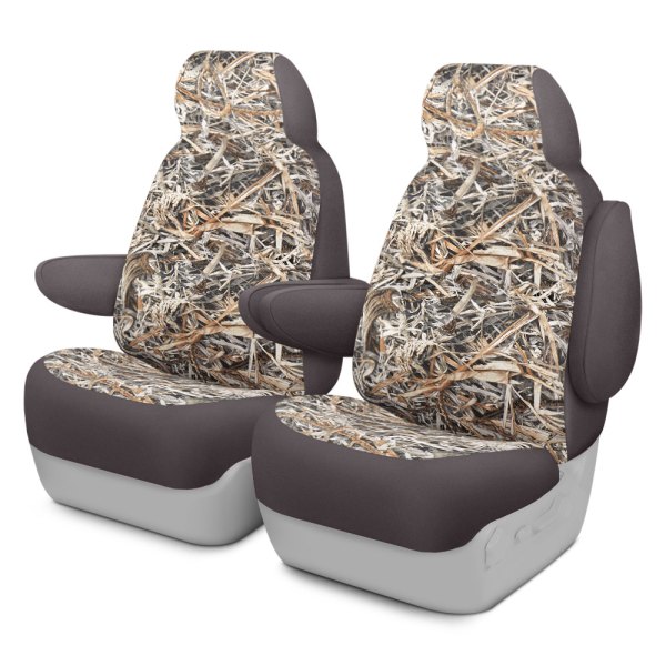 Dash Designs® - Cowboy Camo™ 1st Row Graystone Custom Seat Covers