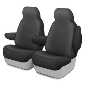Dash Designs® - Kingston™ 1st Row Charcoal Custom Seat Covers