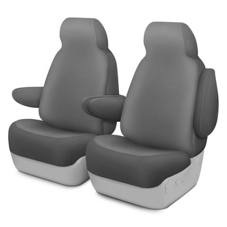 Dash Designs® - Kingston™ 1st Row Silver Custom Seat Covers