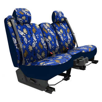 Dash Designs® - Hawaiian™ 2nd Row Turtle Beach Blue Custom Seat Cover