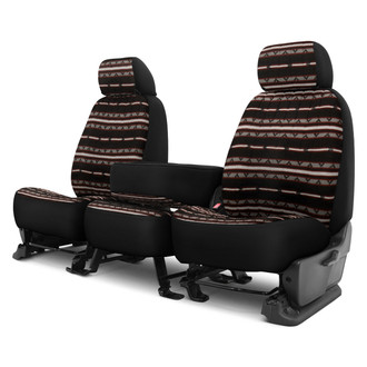Dash Designs® - Southwest Sierra™ 1st Row Black Custom Seat Cover