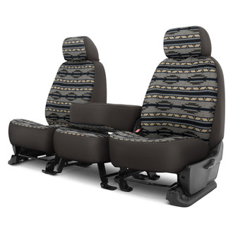 Dash Designs® - Southwest Sierra™ 1st Row Gray Custom Seat Cover