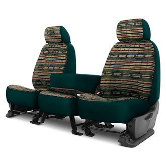 Dash Designs® - Southwest Sierra™ 1st Row Green Custom Seat Cover