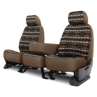 Dash Designs® - Southwest Sierra™ 1st Row Taupe Custom Seat Cover