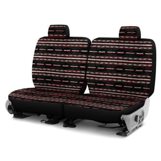 Dash Designs® - Southwest Sierra™ 2nd Row Black Custom Seat Cover