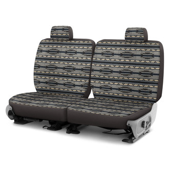 Dash Designs® - Southwest Sierra™ 2nd Row Gray Custom Seat Cover