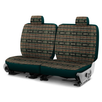 Dash Designs® - Southwest Sierra™ 2nd Row Green Custom Seat Cover