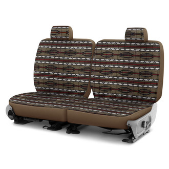 Dash Designs® - Southwest Sierra™ 2nd Row Taupe Custom Seat Cover