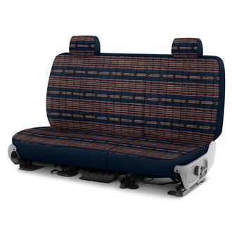 Dash Designs® - Southwest Sierra™ 2nd Row Dark Blue Custom Seat Cover