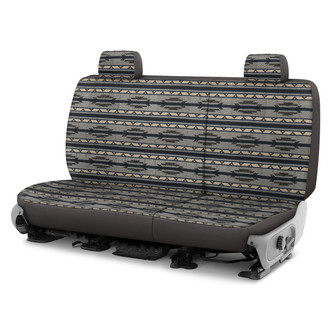 Dash Designs® - Southwest Sierra™ 2nd Row Gray Custom Seat Cover