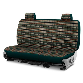 Dash Designs® - Southwest Sierra™ 2nd Row Green Custom Seat Cover