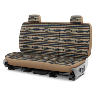 Dash Designs® - Southwest Sierra™ 2nd Row Tan Custom Seat Cover