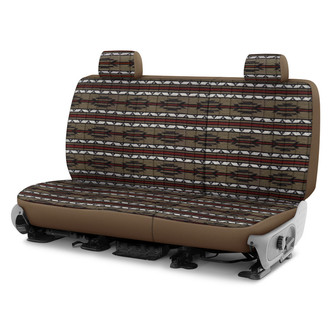 Dash Designs® - Southwest Sierra™ 2nd Row Taupe Custom Seat Cover